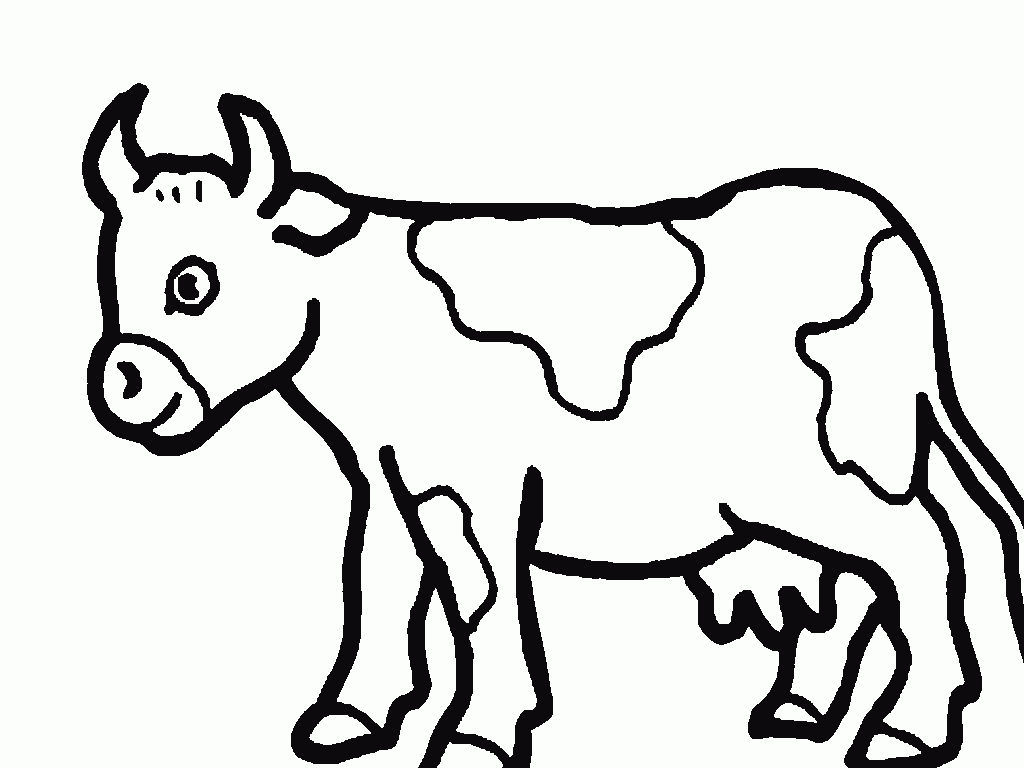 coloriage vache gratuit