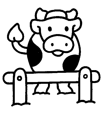 coloriage la vache en ligne