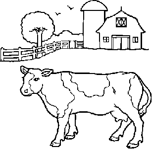 dessin à colorier dora vache