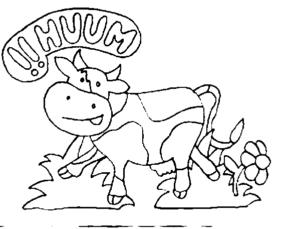 dessin de vache et son veau