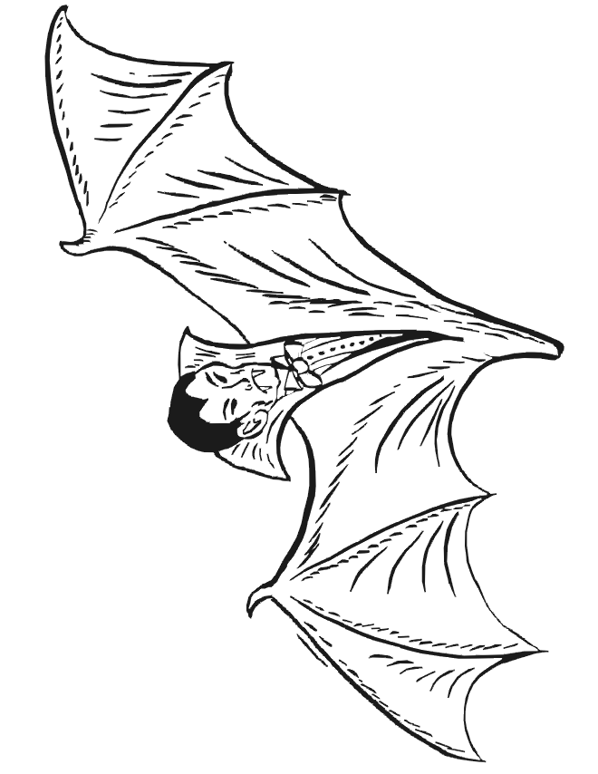 Coloriage Vampire à colorier - Dessin à imprimer coloriage de vampire