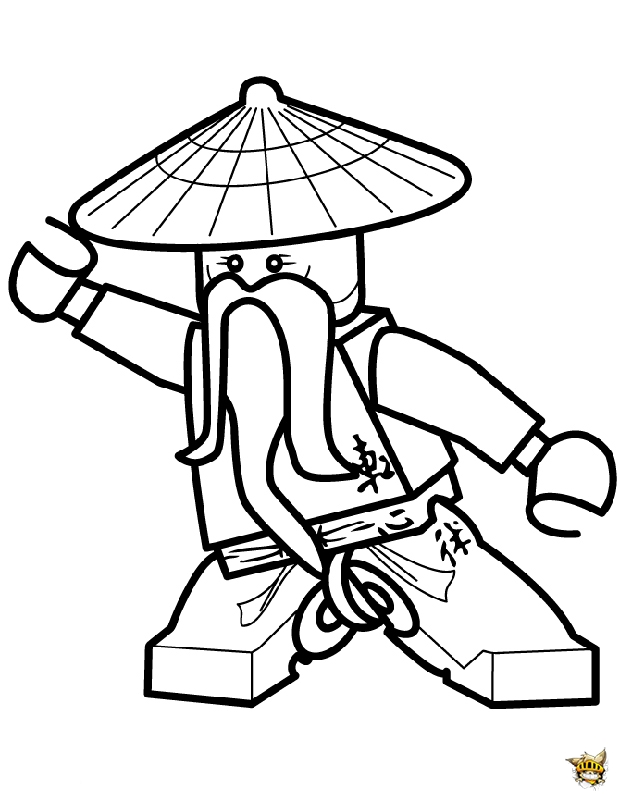 Coloriage Codée Ninja Go  Coloriage et dessin de Ninjago à imprimer
