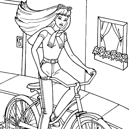 dessin à colorier velo bmx