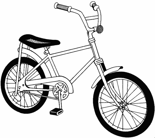 dessin velo bmx