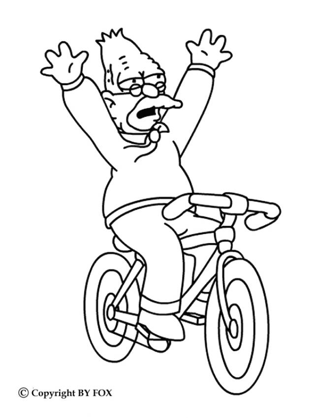 coloriage a imprimer velo de course