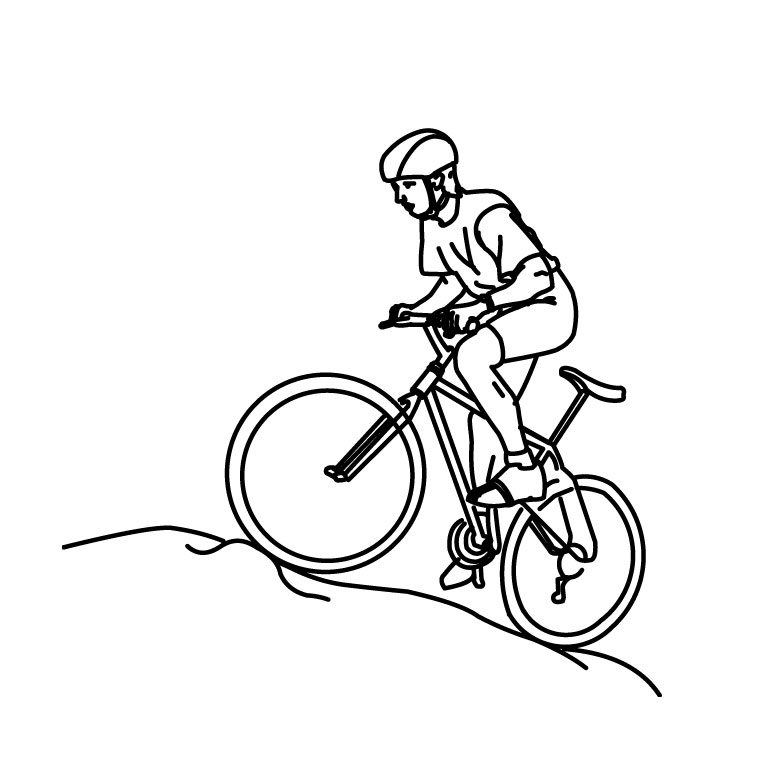 dessin velo de route