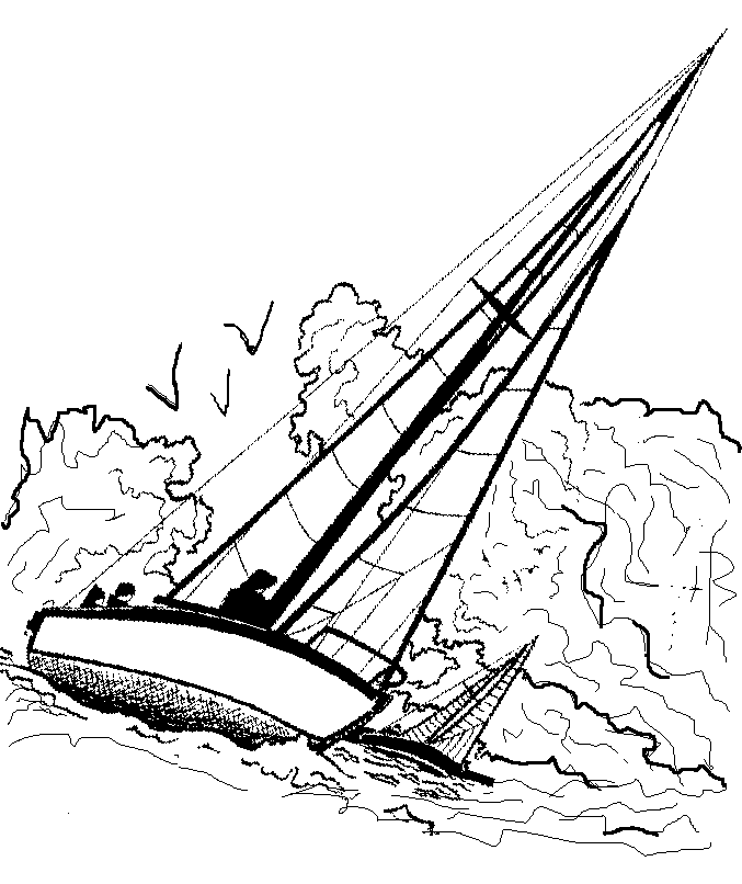 coloriagevoilier11655.gif (677×806)  Coloriage, Voilier
