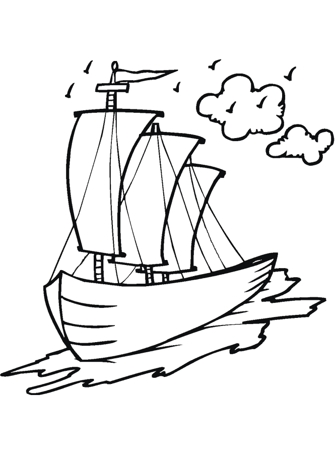 dessin bateau voilier