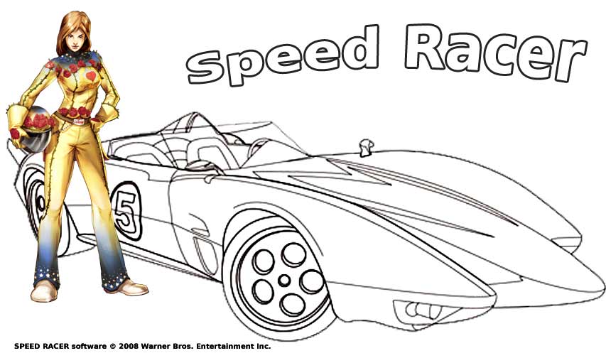 21 Dessins De Coloriage Voiture De Course à Imprimer