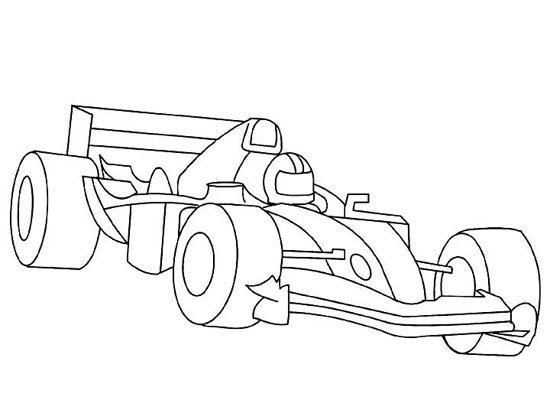 dessin roary la voiture de course