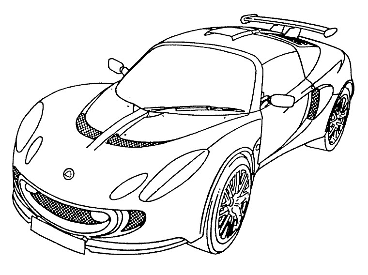 19 Dessins De Coloriage Voiture Tuning à Imprimer