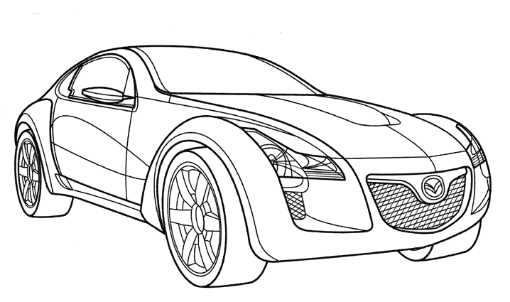 coloriage voiture