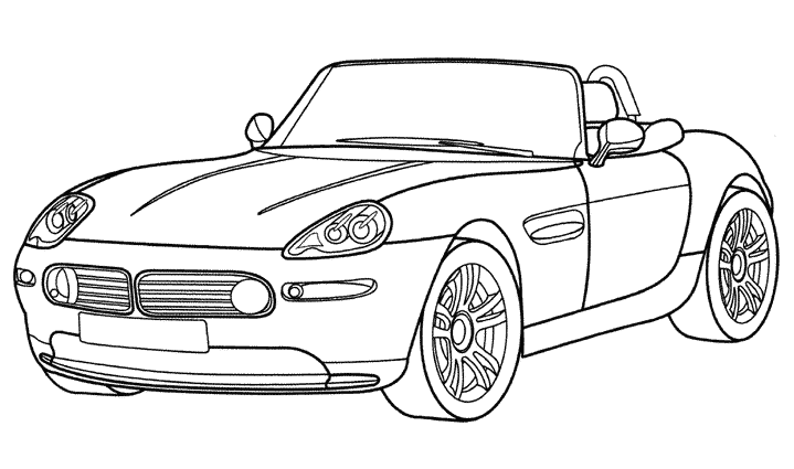 coloriage à dessiner voiture mc queen