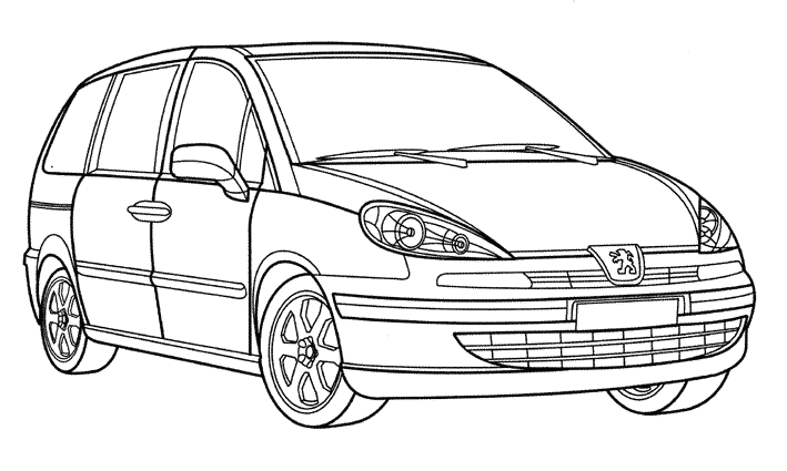 coloriage � dessiner voiture opel astra