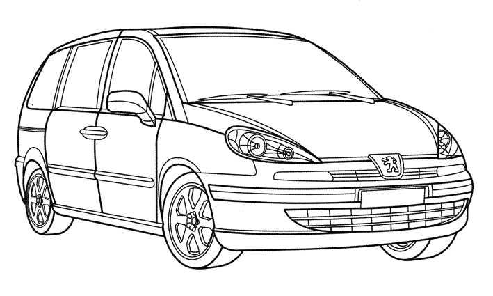 coloriage  dessiner voiture opel astra