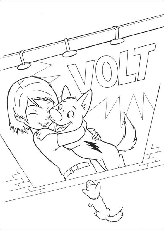 Coloriage A Dessiner Volt Le Chien Coloriage A Dessiner Volt Le Chien