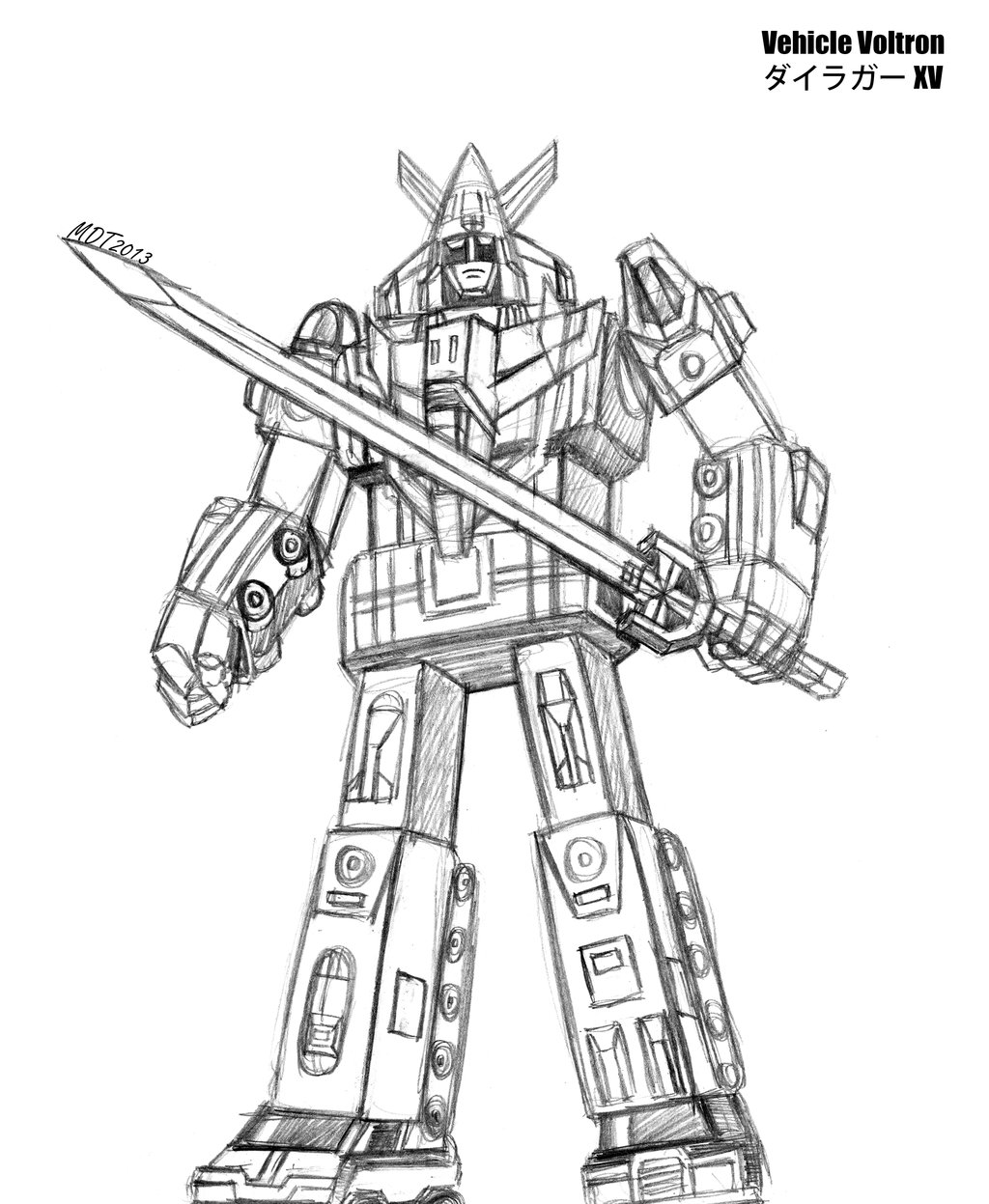 Dessins   imprimer Voltron Force   colorier Voir le dessin