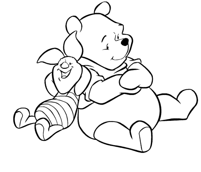 coloriage winnie lourson gratuit