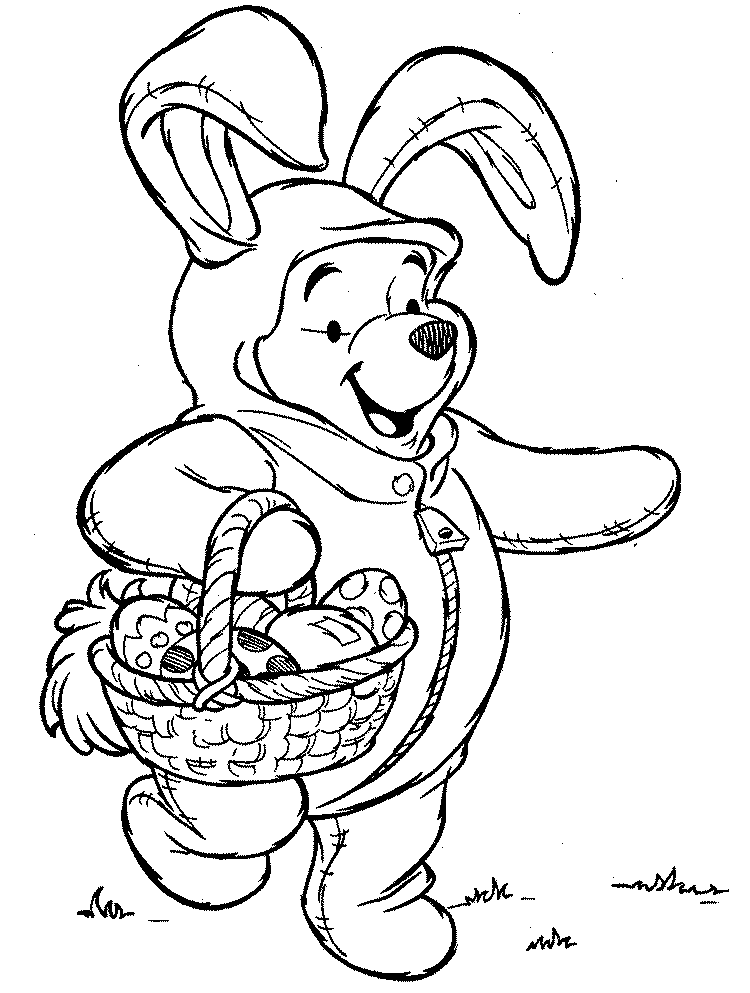 19 dessins de coloriage Winnie L'ourson Noel à imprimer