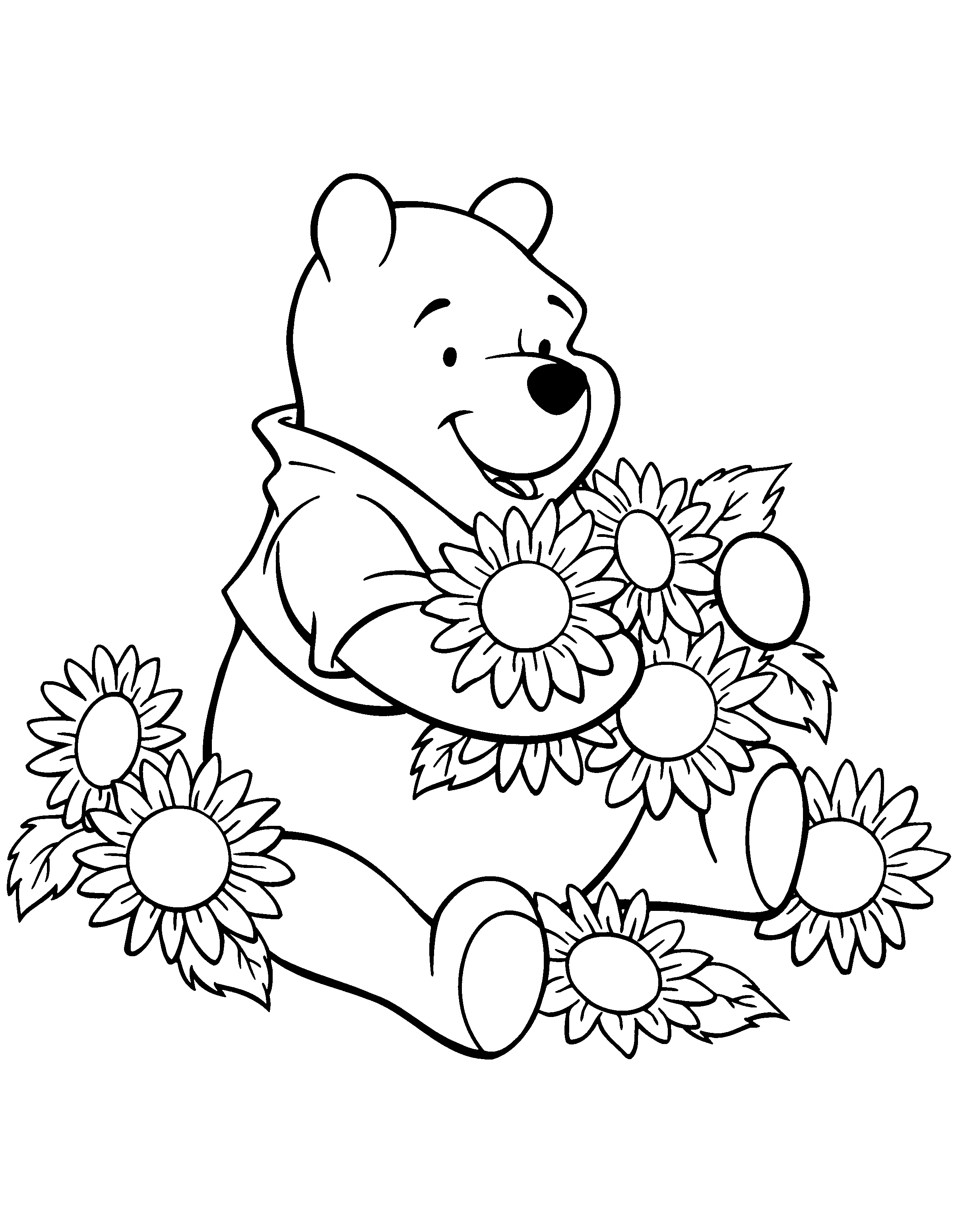 coloriage winnie l ourson gratuit en ligne