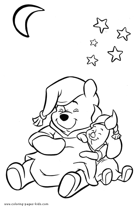 dessin coloriage winnie l'ourson