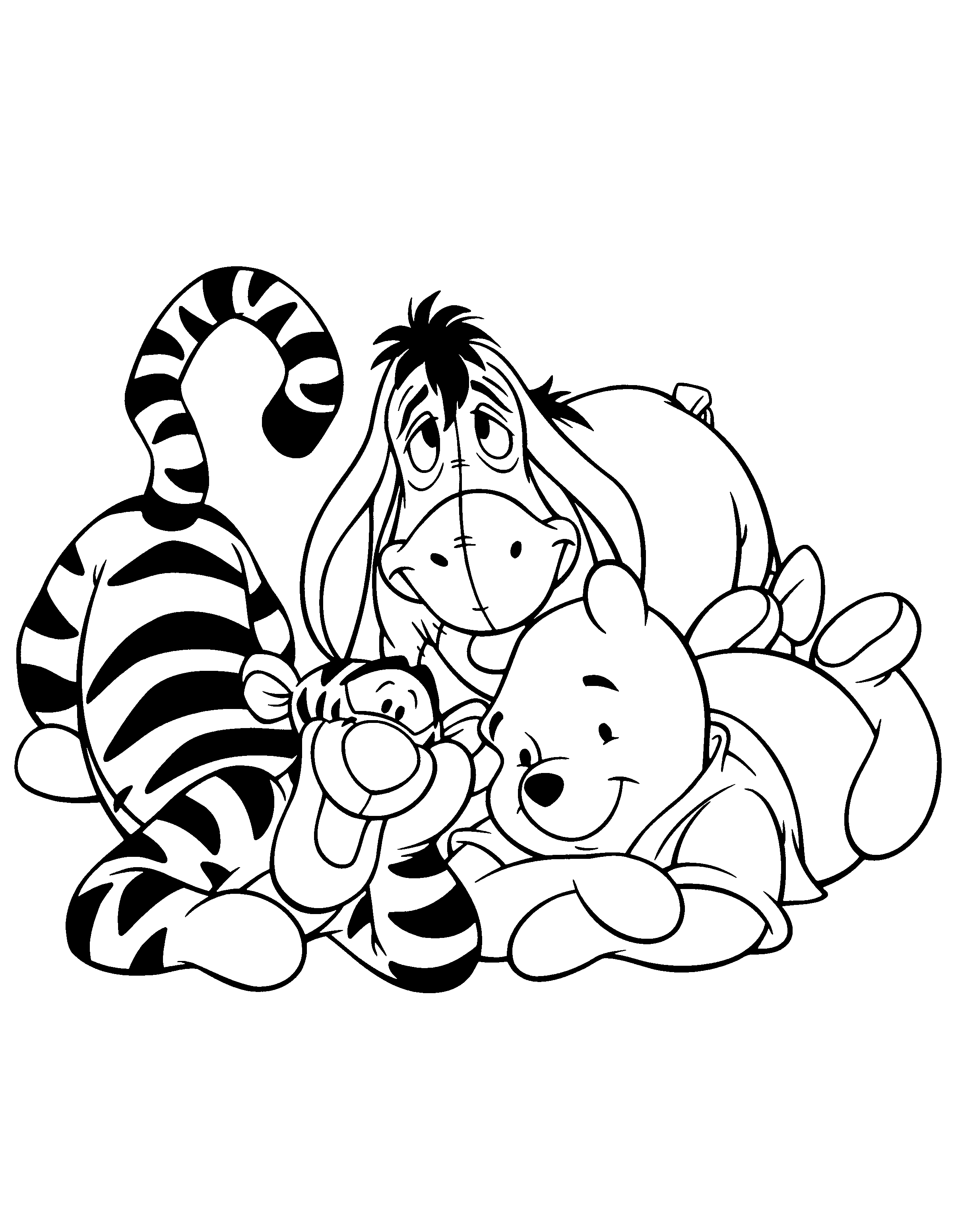 coloriage a imprimer winnie l ourson