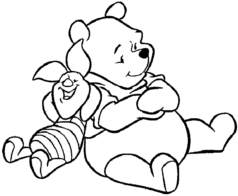 coloriage a imprimer winnie l ourson et ses amis