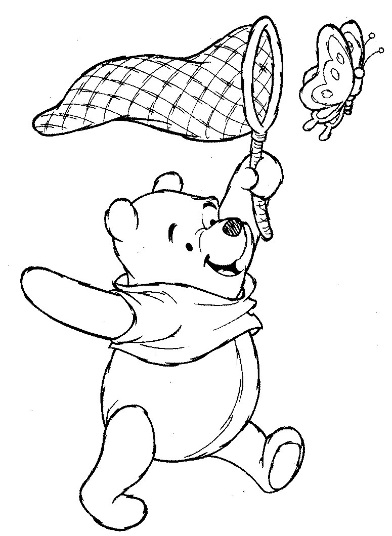 coloriage de winnie l ourson en ligne gratuit Voir le dessin