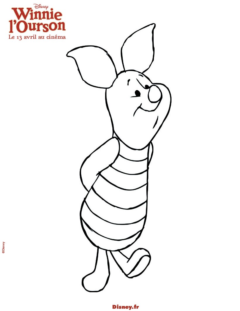 dessin  colorier en ligne winnie the pooh