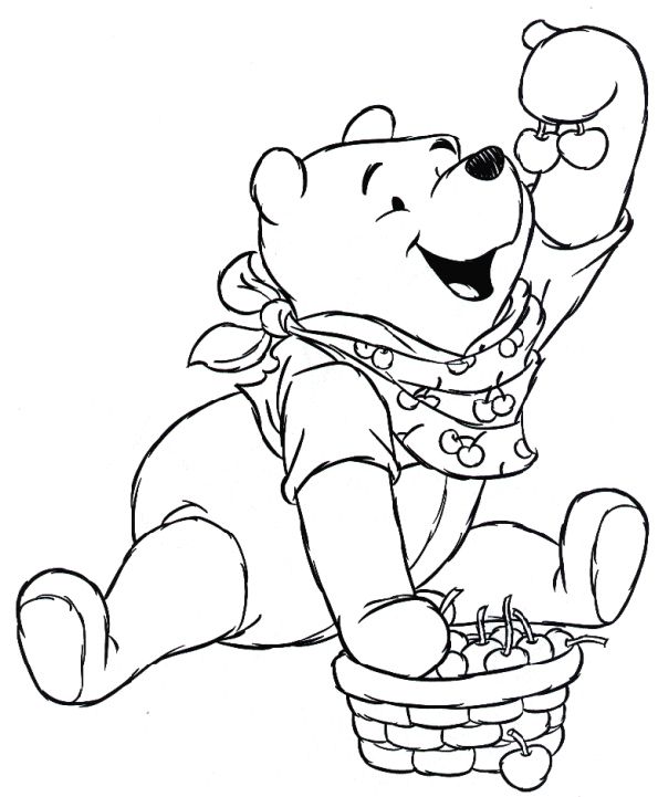 coloriage  dessiner winnie noel