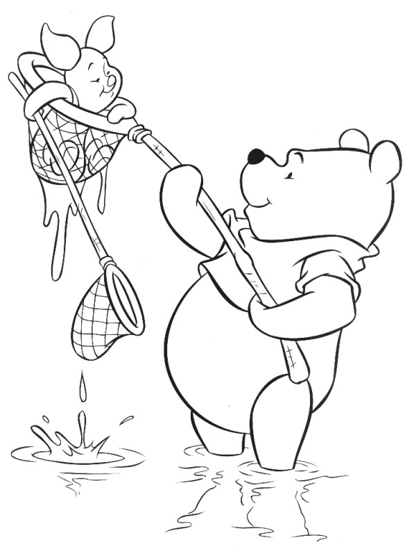 dessin winnie et porcinet