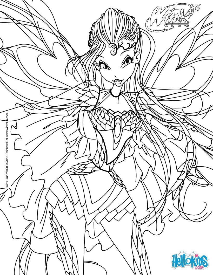 Coloriage Winx Club Coloriages Coloriage Imprimer Gratuit 5 Dessins De Coloriage Winx Club Bloomix Imprimer