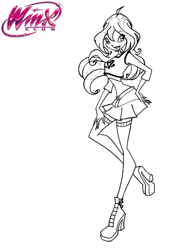 coloriage winx club