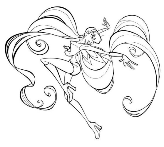 dessin winx club roxy