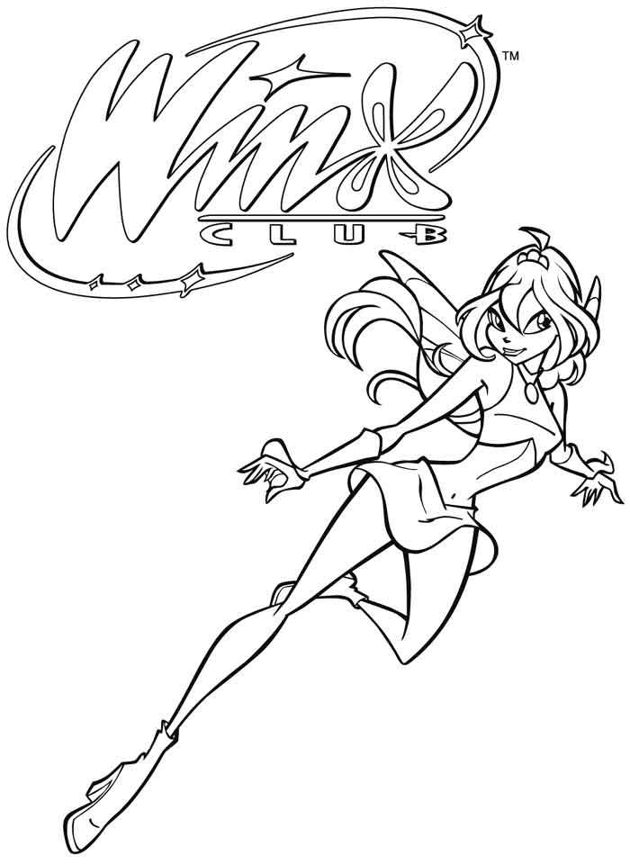 coloriage winx club a imprimer gratuit