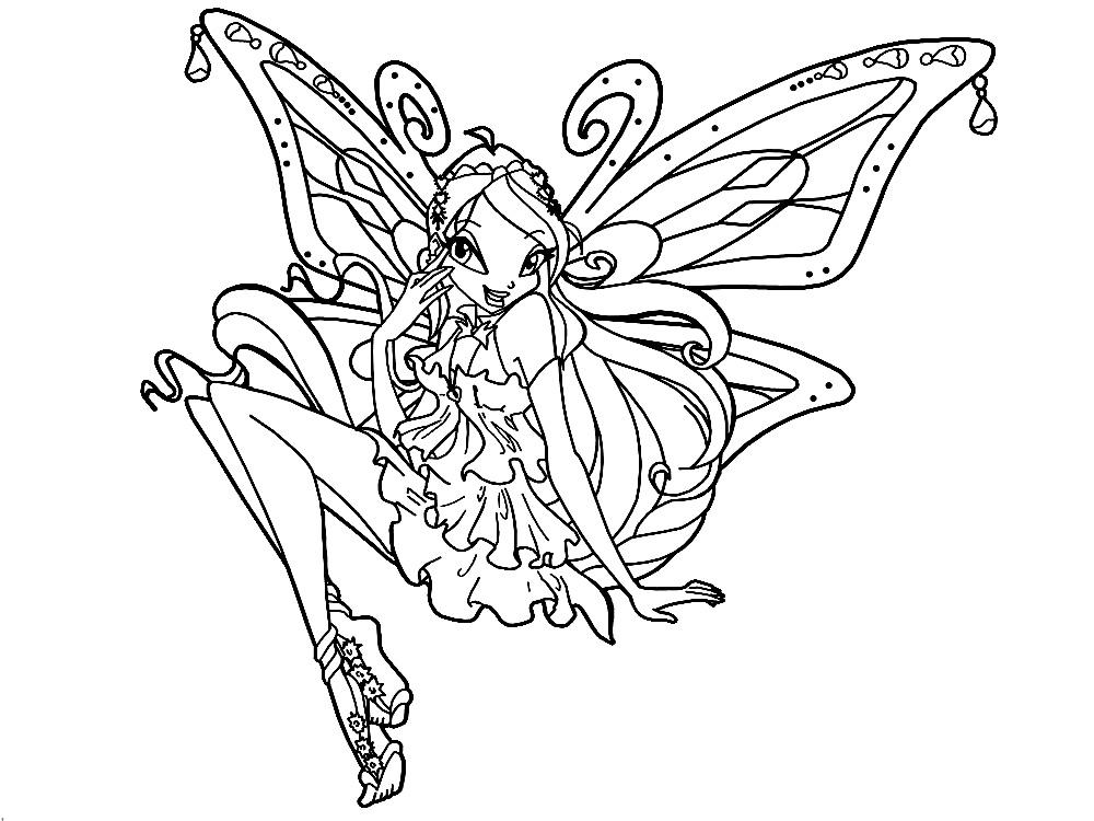 coloriage winx club saison 7