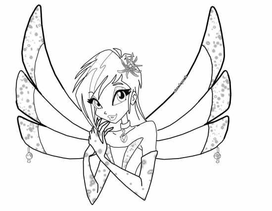 coloriage winx