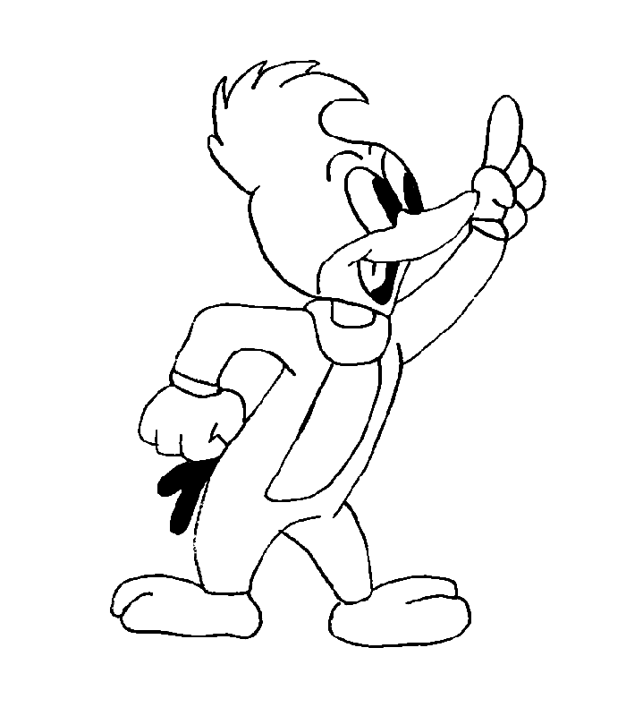 dessin woody woodpecker dessin