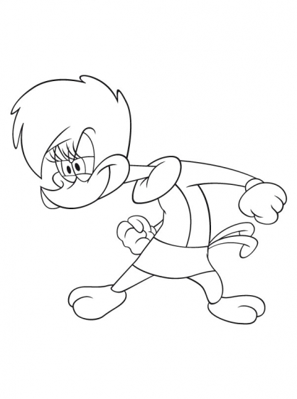 coloriage  dessiner a imprimer gratuit woody woodpecker