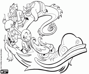 coloriage xiaolin chronicles