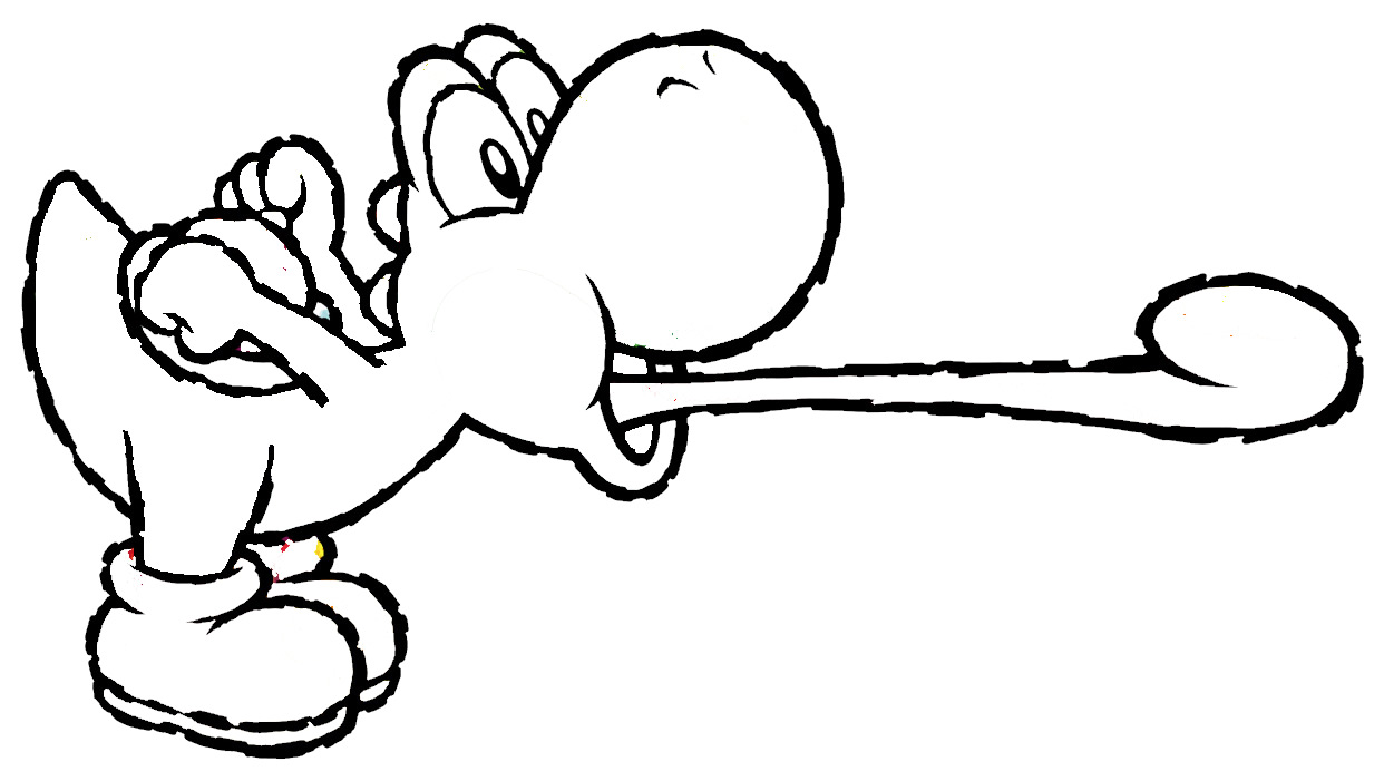 coloriage yoshi