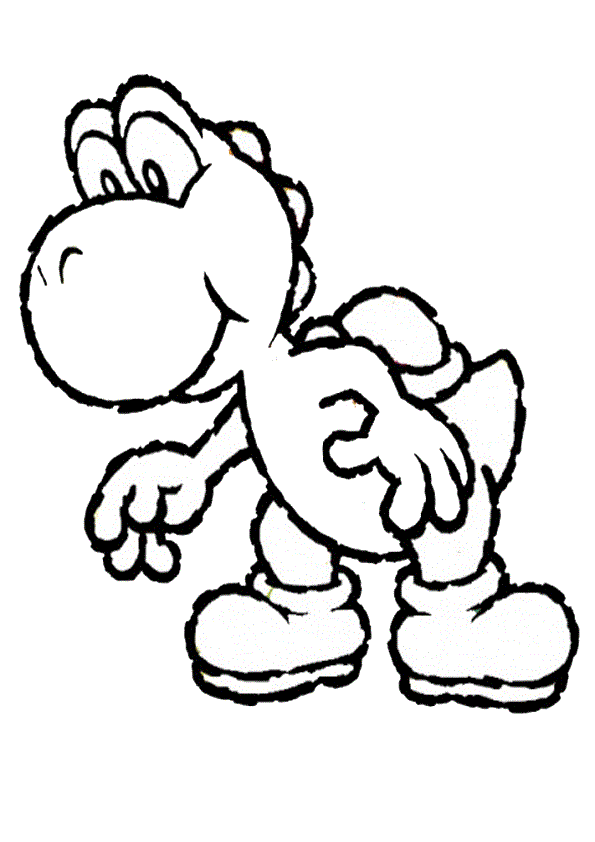 coloriage yoshi island