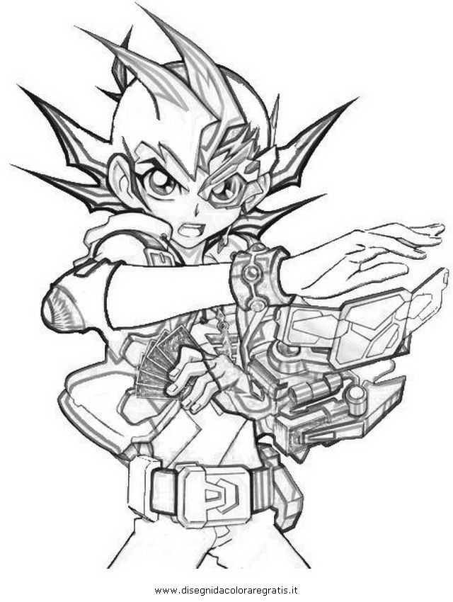 coloriage yu gi oh zexal a imprimer