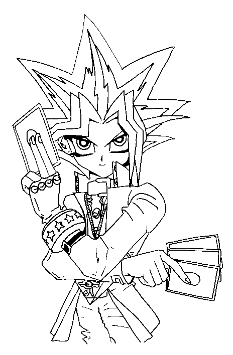 59 Dessins De Coloriage Yu Gi Oh à Imprimer 