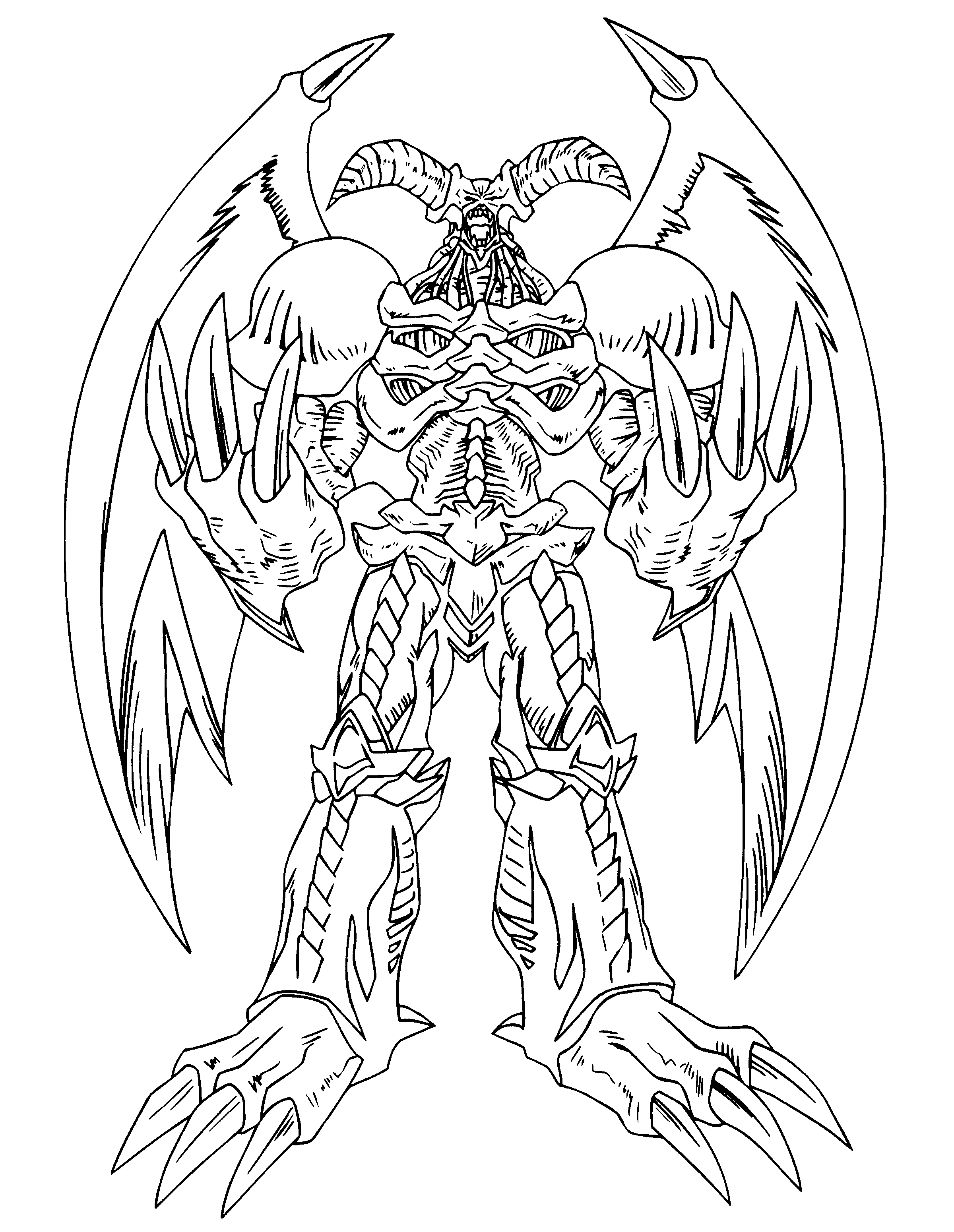 dessin à colorier yu gi oh imprimer