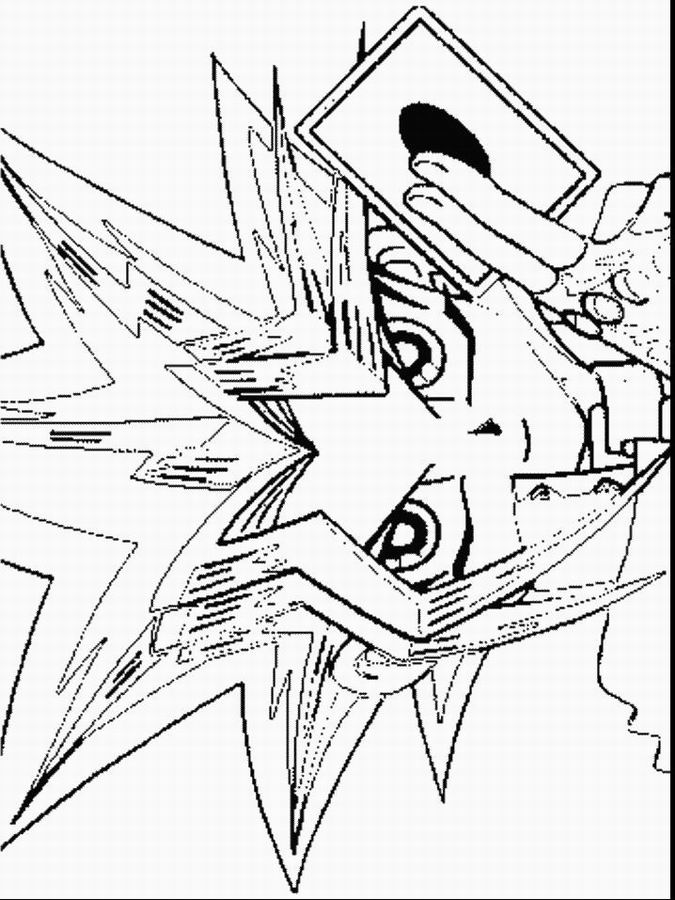 Coloriage Yu Gi Oh Zexal Yuma 