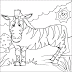 Coloriage Zèbre à colorier - Dessin à imprimer coloriage à dessiner masque de zebre