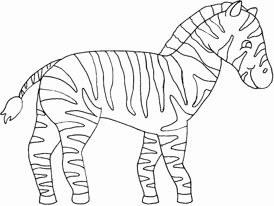 colorier zebre