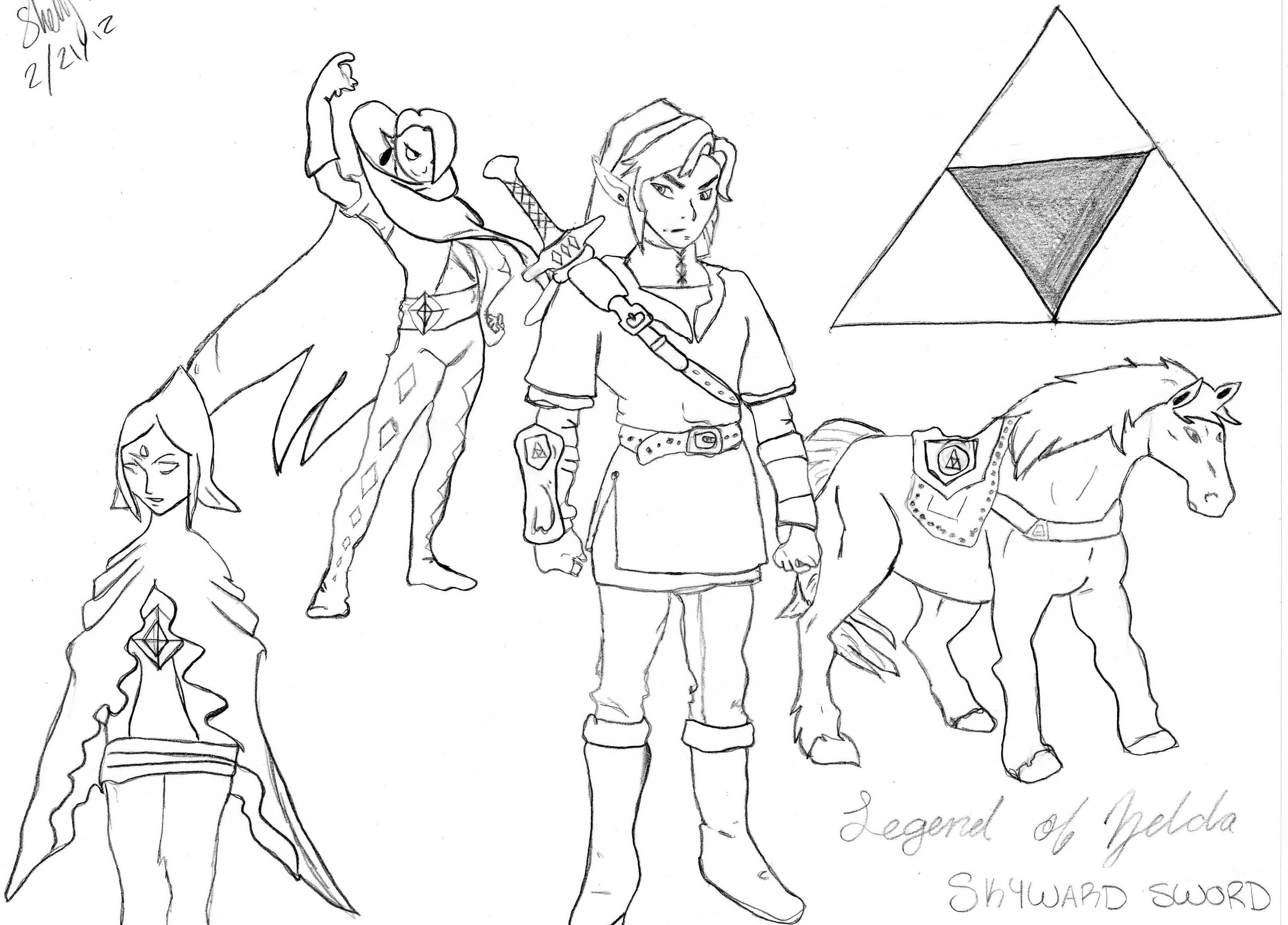 dessin zelda