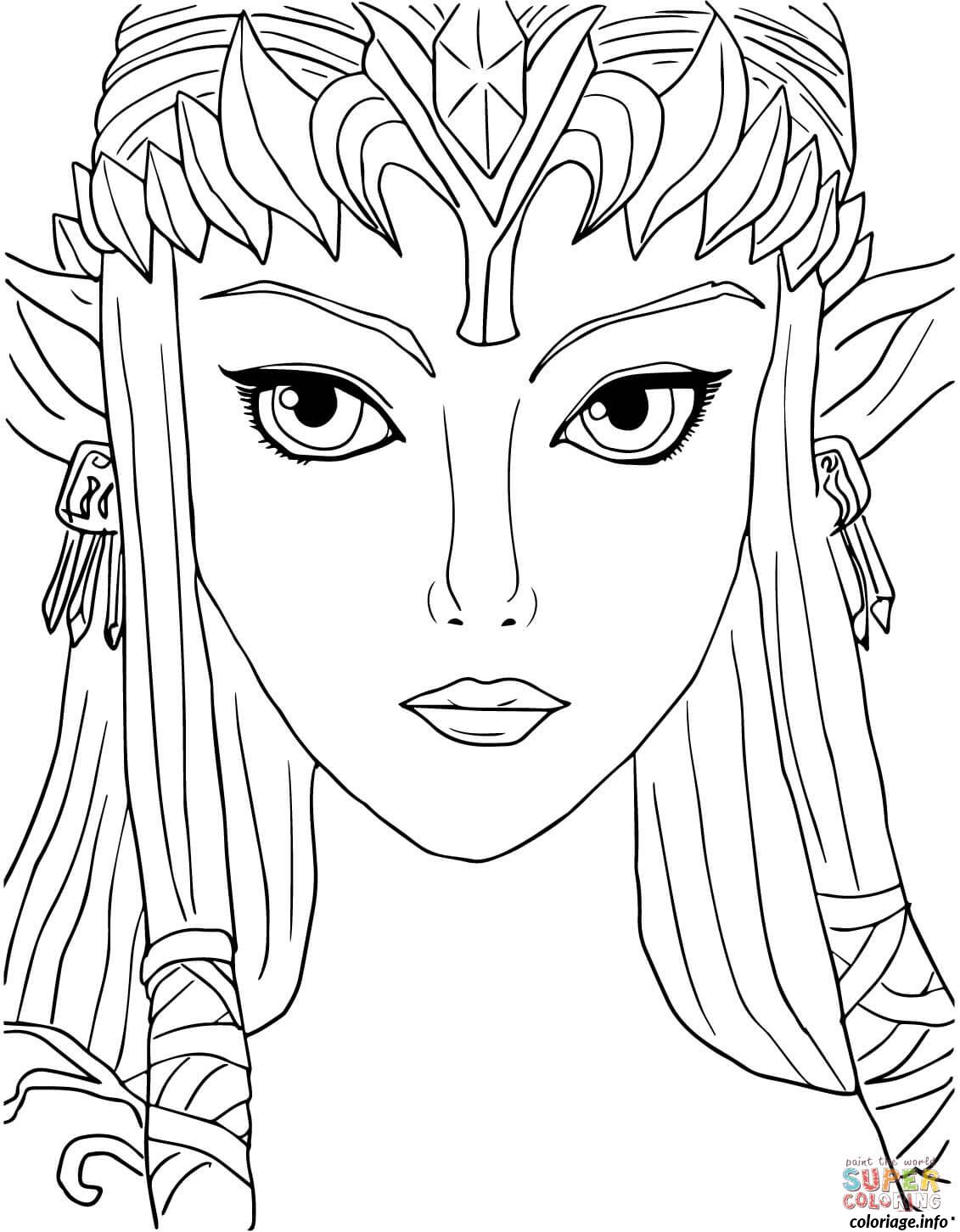 coloriage zelda en ligne gratuit